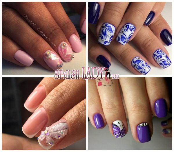 manicure z motylami na paznokciach manicure z motylami na paznokciach