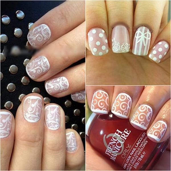 beżowo-brązowy manicure beżowo-brązowy manicure