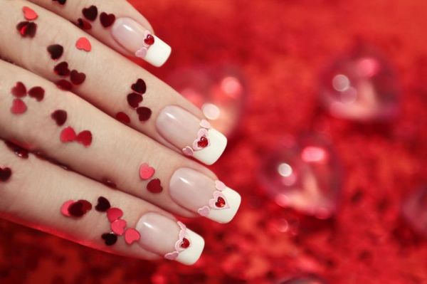 beżowy manicure beżowy manicure