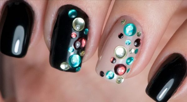 beżowy manicure beżowy manicure