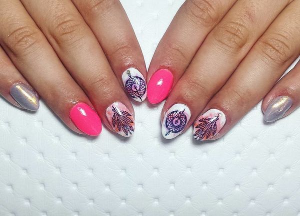 beżowy manicure beżowy manicure