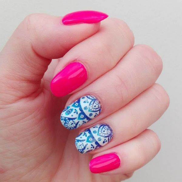 beżowy manicure beżowy manicure