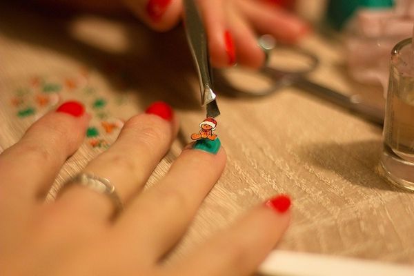 beżowy manicure beżowy manicure