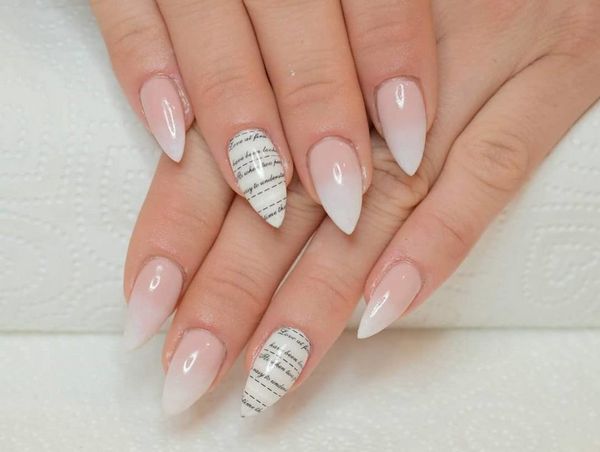 beżowy manicure beżowy manicure