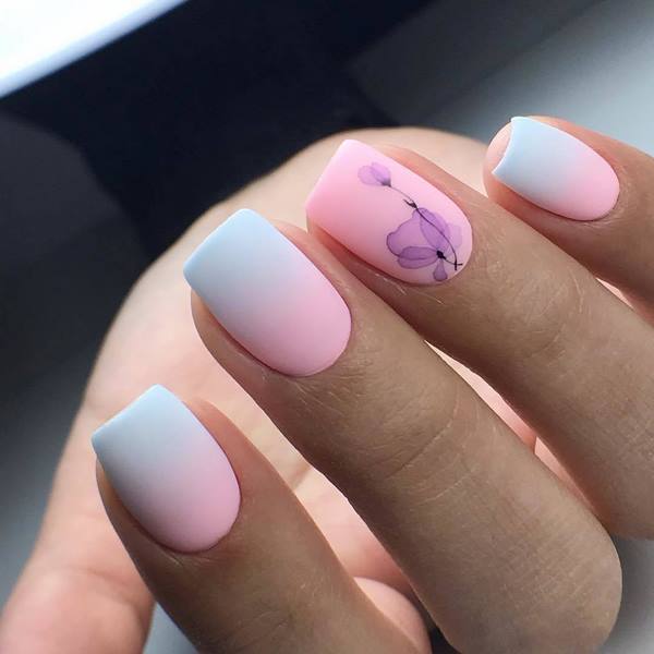 gradientowy manicure gradientowy manicure