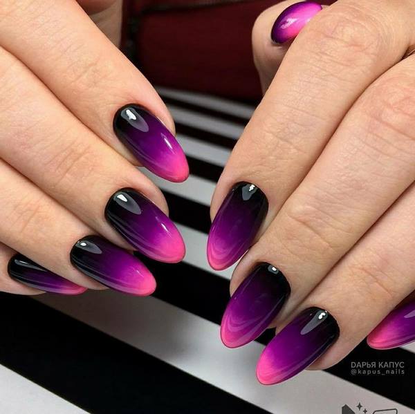 gradientowy manicure gradientowy manicure