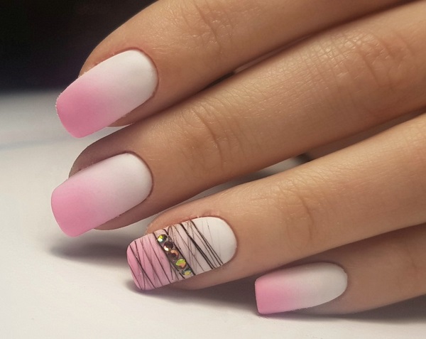 gradientowy manicure gradientowy manicure