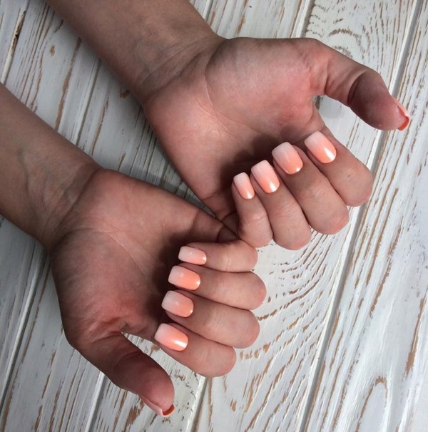 gradientowy manicure gradientowy manicure