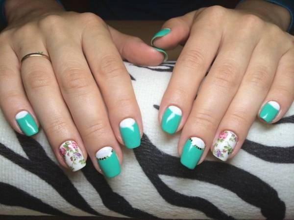 beżowy manicure beżowy manicure