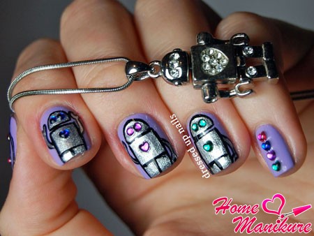 manicure cyrkonie paznokcie design zdjęcie czerwony czarny układ klej różowy beżowy manicure z kryształkami