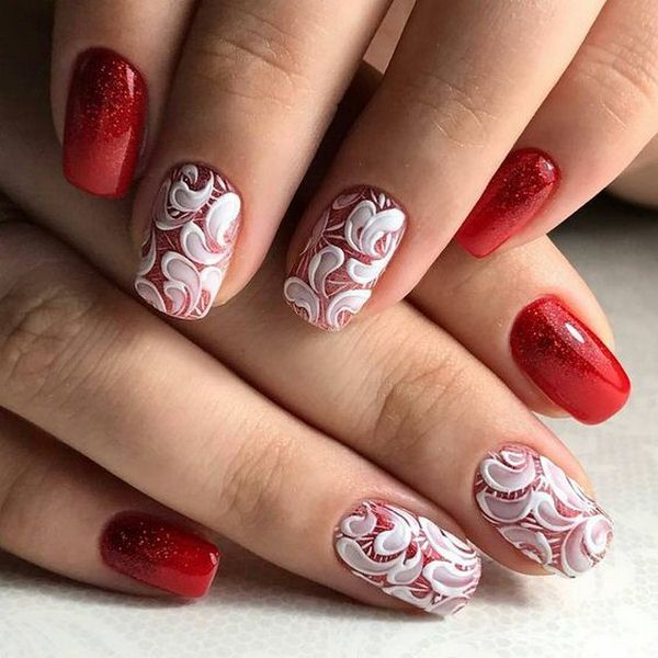 beżowy manicure beżowy manicure