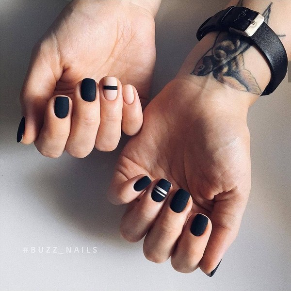 beżowy manicure beżowy manicure