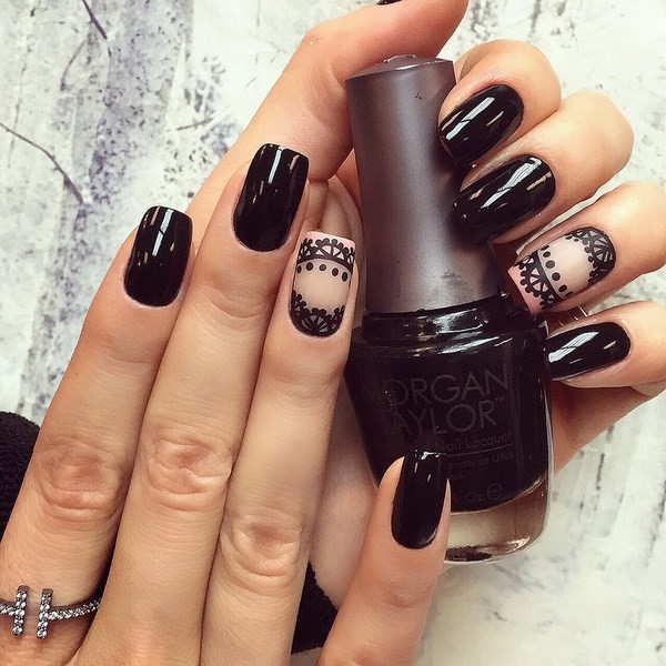 beżowy manicure beżowy manicure