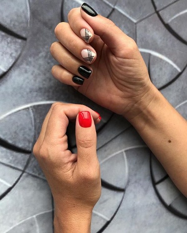 beżowy manicure beżowy manicure