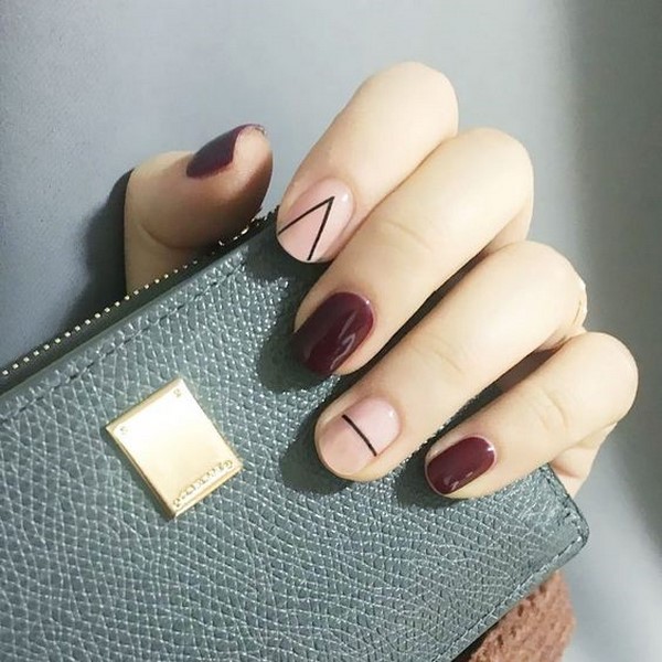 beżowy manicure beżowy manicure