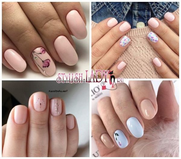 neutralny manicure manicure