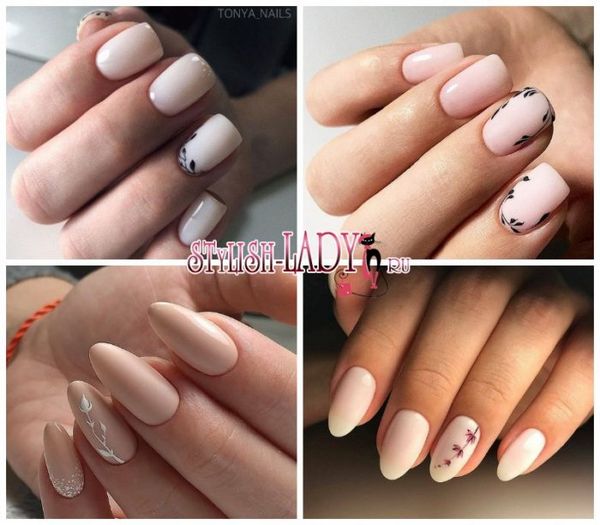 neutralny manicure manicure
