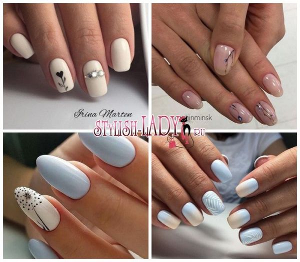 neutralny manicure manicure