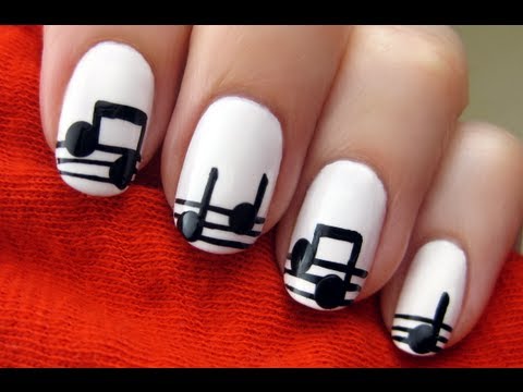 zene tervezés Nail Art