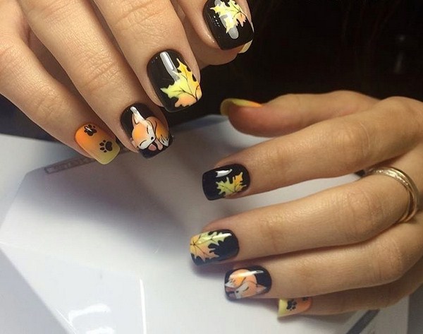 gradientowy manicure gradientowy manicure