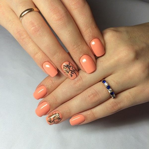 beżowy manicure beżowy manicure