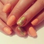 beżowy manicure beżowy manicure