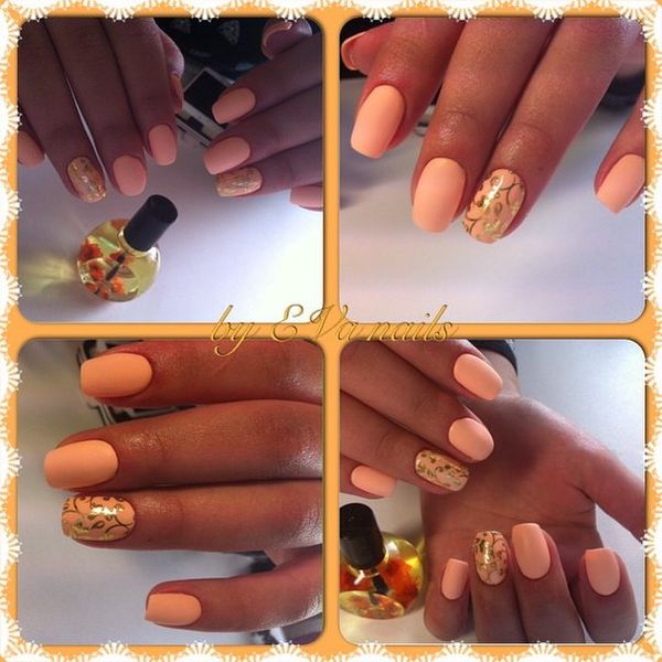 beżowy manicure beżowy manicure