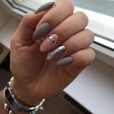 beżowy manicure beżowy manicure