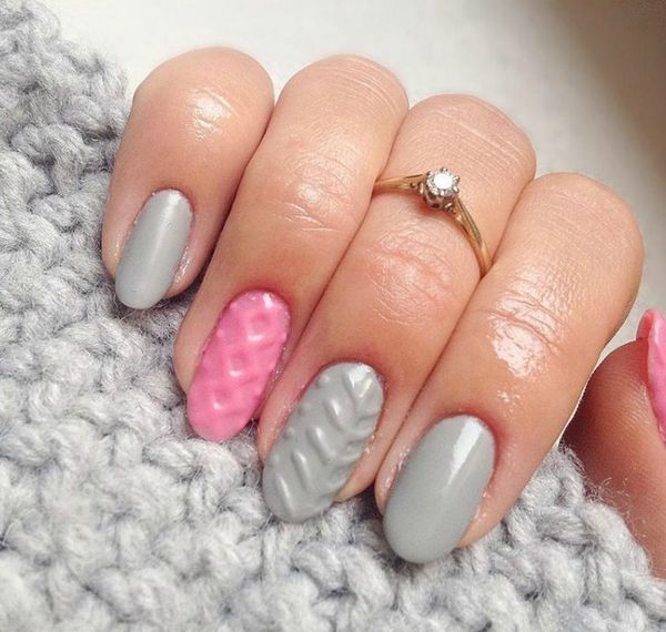 beżowy manicure beżowy manicure