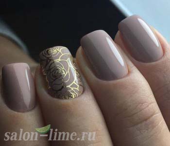 beżowy manicure beżowy manicure