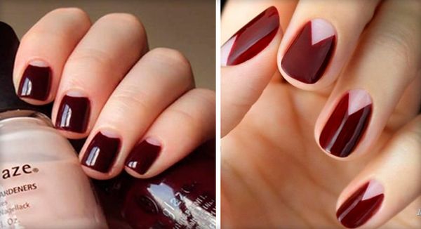 beżowy manicure beżowy manicure