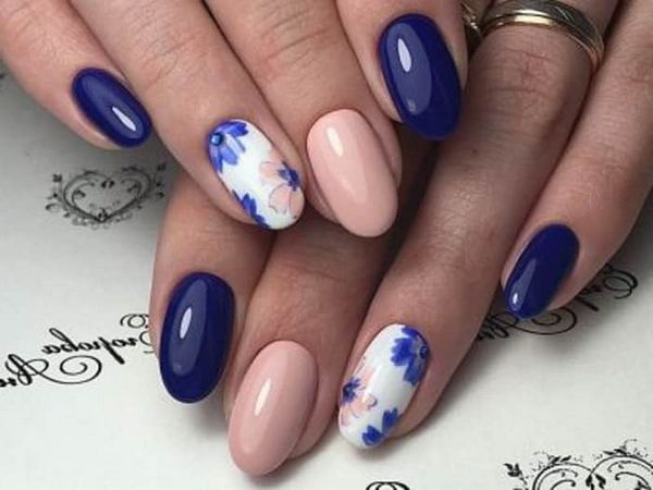 beżowy manicure beżowy manicure
