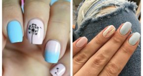 beżowy manicure beżowy manicure