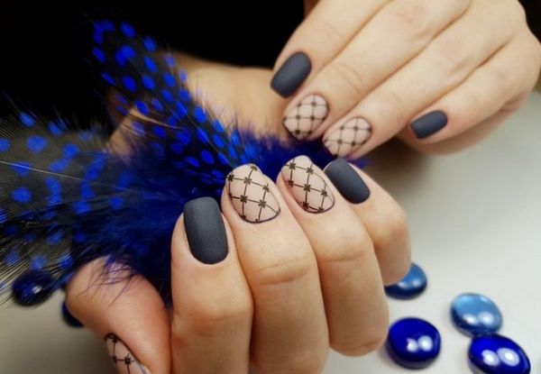 beżowy manicure beżowy manicure