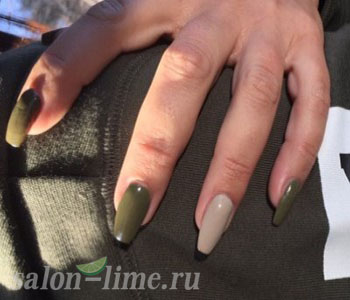 beżowy manicure beżowy manicure