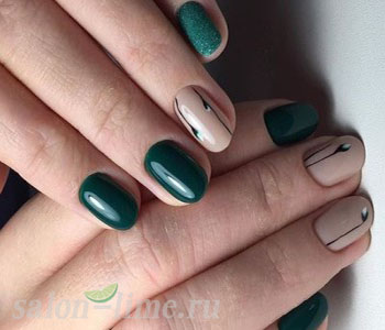 beżowy manicure beżowy manicure