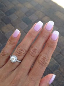 biały manicure biały manicure