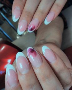 biały manicure biały manicure