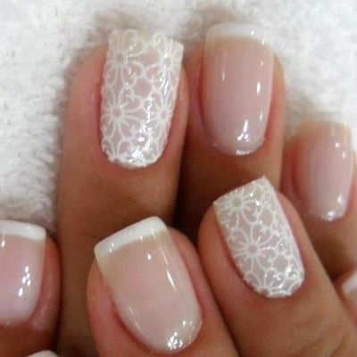 białe paznokcie manicure biały manicure