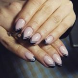 biały manicure biały manicure