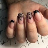 biały manicure biały manicure