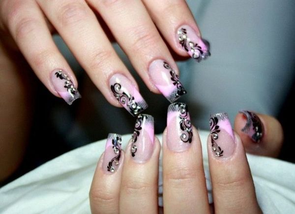 biały manicure biały manicure