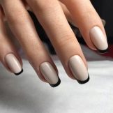biały manicure biały manicure