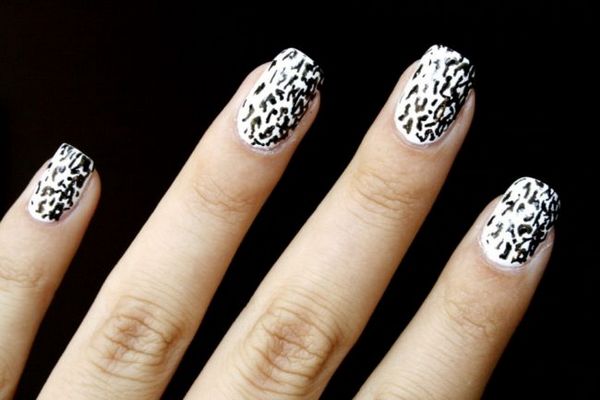 biały manicure biały manicure