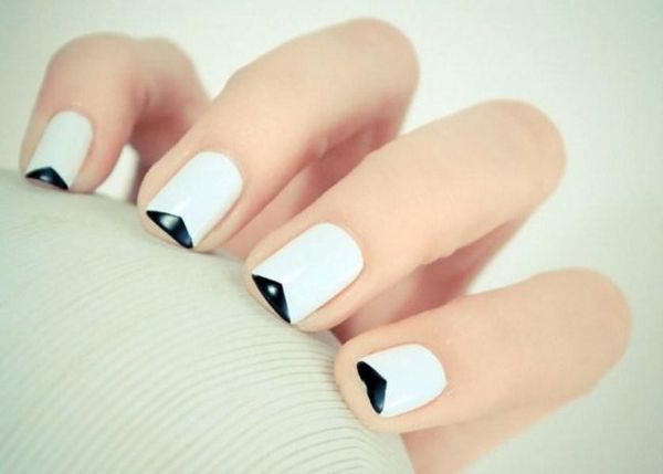 białe paznokcie manicure białe paznokcie manicure
