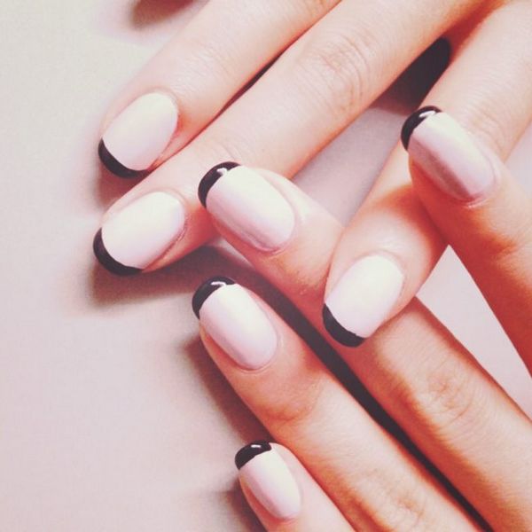 białe paznokcie manicure biały manicure