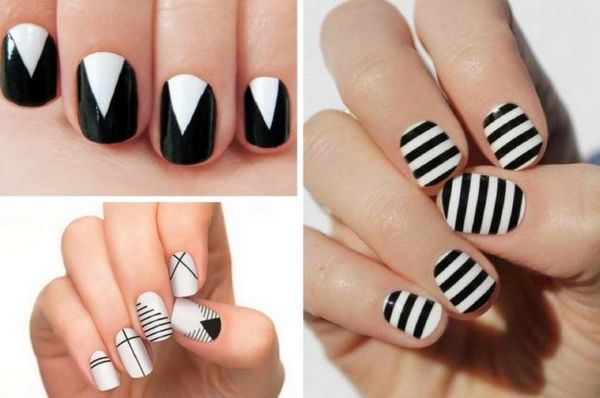 biały manicure białe paznokcie manicure