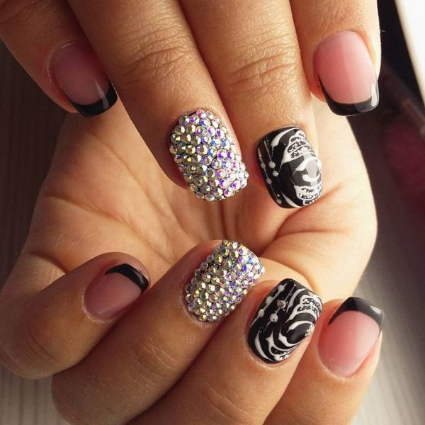 biały manicure biały manicure