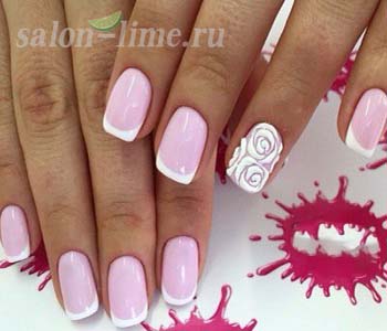 biały manicure biały manicure