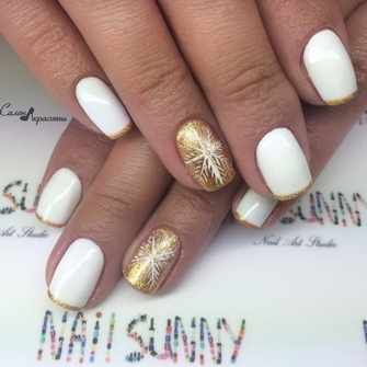 biały manicure biały manicure